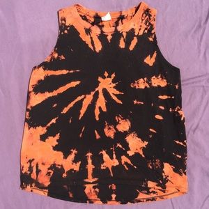 Custom Bleach-Dyed Tank